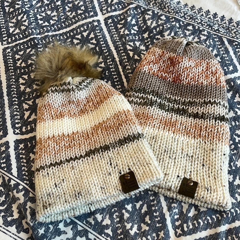 Mommy and Me Beanie Set